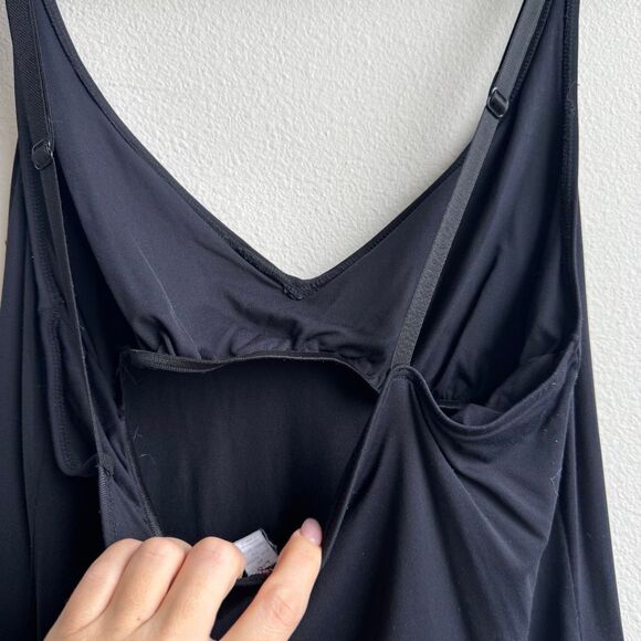 Cosabella Amore Women’s Classic Black Nightie Chemise Mini Cami Slip Dress Large - Picture 11 of 12